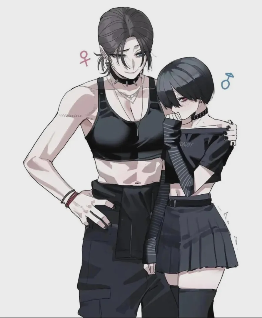 Toby got cucked so hard by a futa bull that he's now a trap/femboy, unable to do anything but blush and act shy as his tomboy granddaughter takes him out for a date (the granddaughter was conceived with the same futa that cucked him into a lady boy usin posted by dragon_eye50