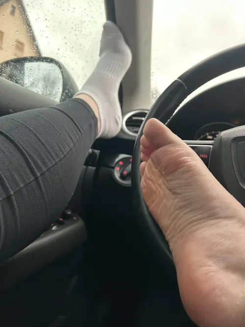 Today the foot takes the wheel. He can do much more than that  by kira_blk12