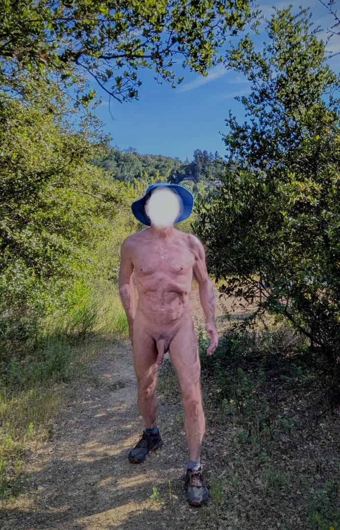 Today was a great day for nude hiking. posted by CalBare