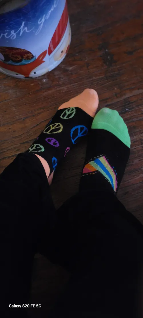 Today's work socks. Nice and stinky by Last_Disaster_1307