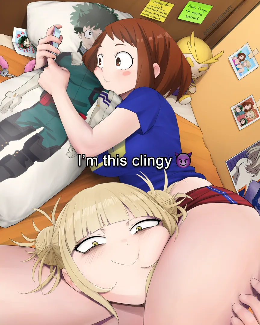 Toga needs Ochako like this (dismaidenart) [My Hero Academia] posted by LafterMastr