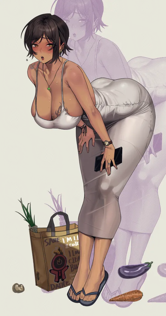 Tomboy Mommy Outis dropped her goodies! posted by Novel_Worldly