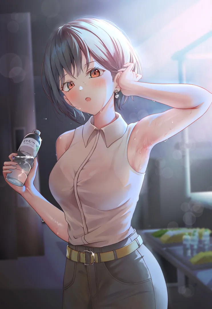 Tomori after a show [BanG Dream!] (FG) posted by MartyrOfDespair