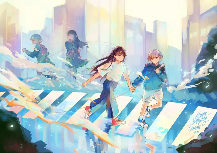 Tomori and Taki [BanG Dream!] (quinyctal) by MartyrOfDespair