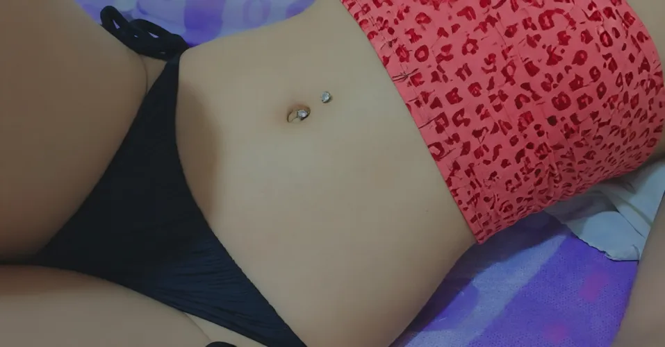 Too cute not to show my belly button ring  by Majestic-Dealer-4928