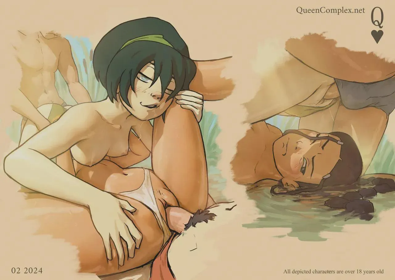 Toph & Katara (Queen Complex) posted by lunarveilxz