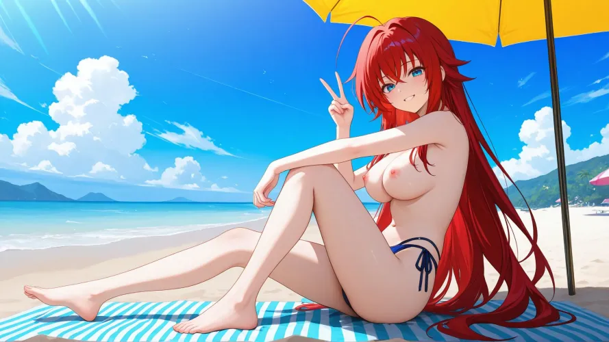 Topless Beach Modelling by Training-Gur7307