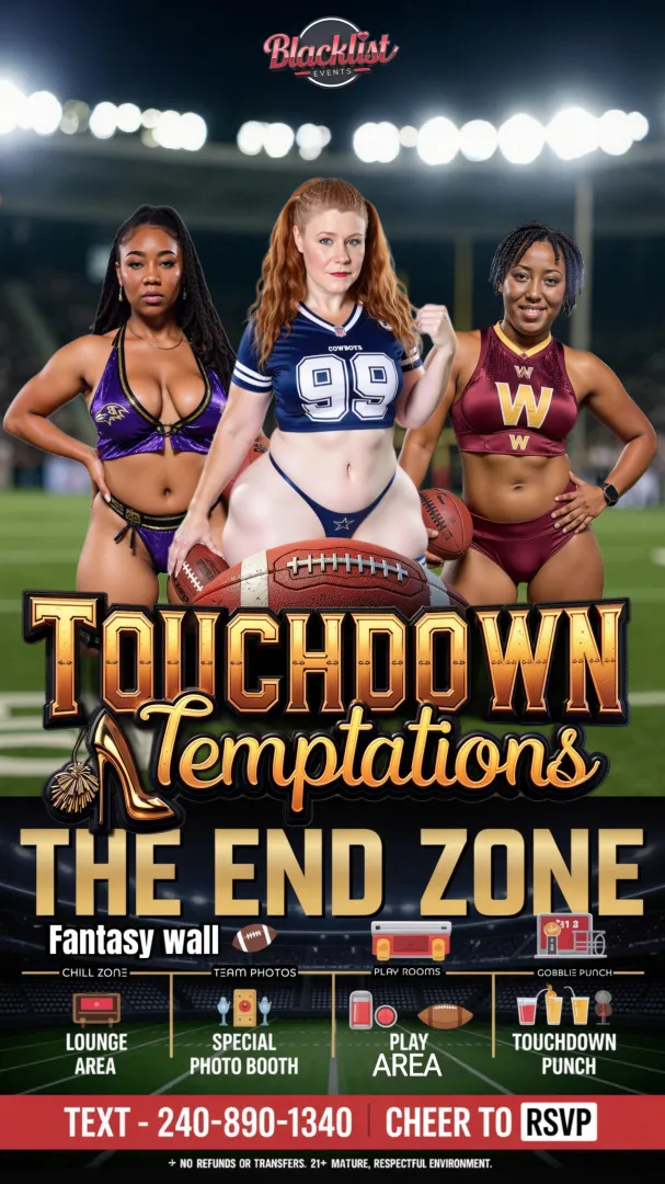 Touchdown Temptations posted by KimSwallowsMD
