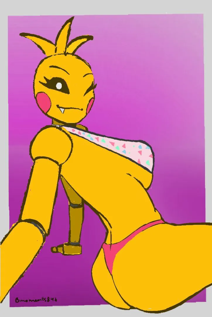 Toy Chica / Megan Fox pose by me posted by mrcluckity33