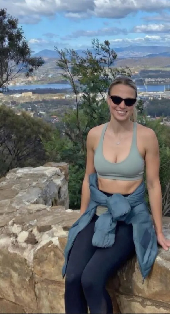 Tried my new sports bra out on the trail  posted by littlelanababy