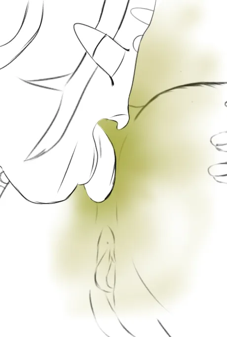 Trish eating her own ass after having  posted by Altruistic-Walk-2665