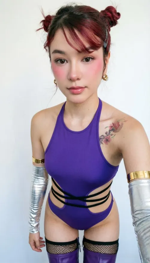 trying mileena cosplay (luna) by evildollxx