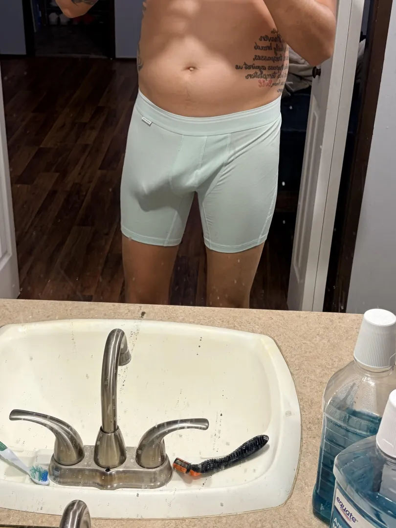 Trying on new undies you see how that went posted by easttexas1995