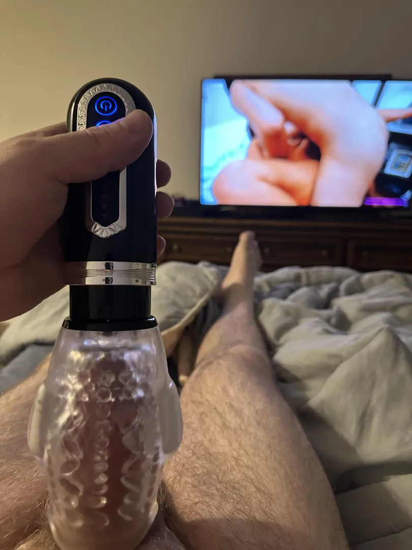 Trying to bust my nut unless you take my milking machine away and start something fun on my cock posted by jessco67