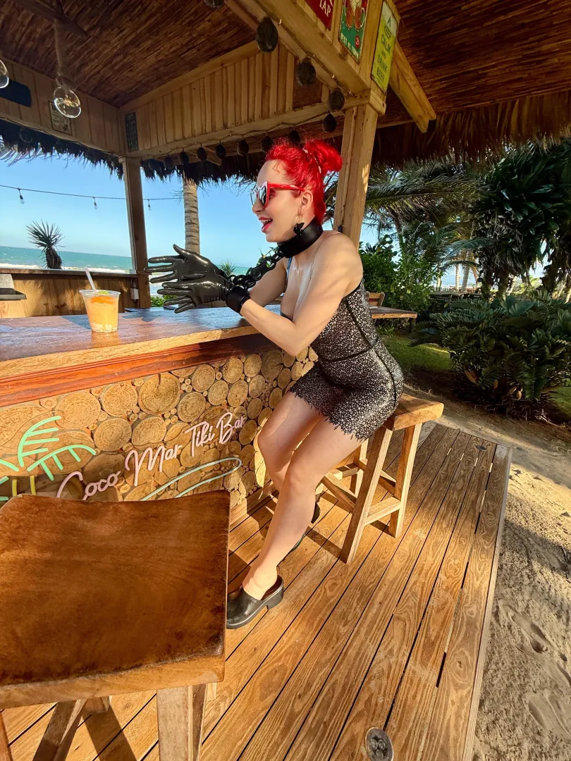 Trying to reach my drink  posted by Miss_Fetilicious