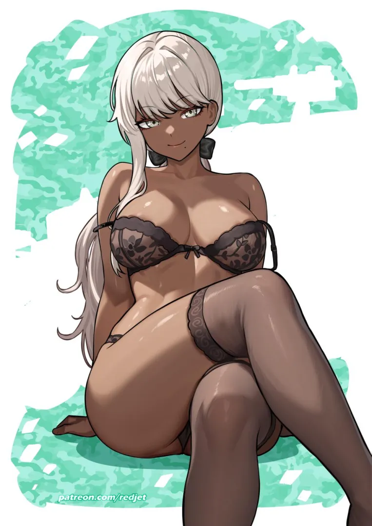 Tsubasa crossing her legs [The Hundred Line] (redjet00) posted by MartyrOfDespair