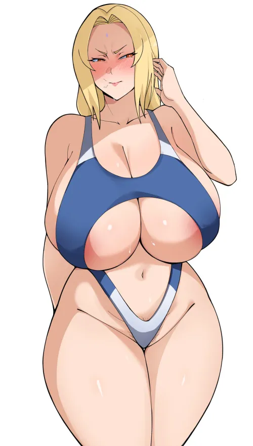 Tsunade's New Swimsuit (AiriAkura) by Bazaarthrone