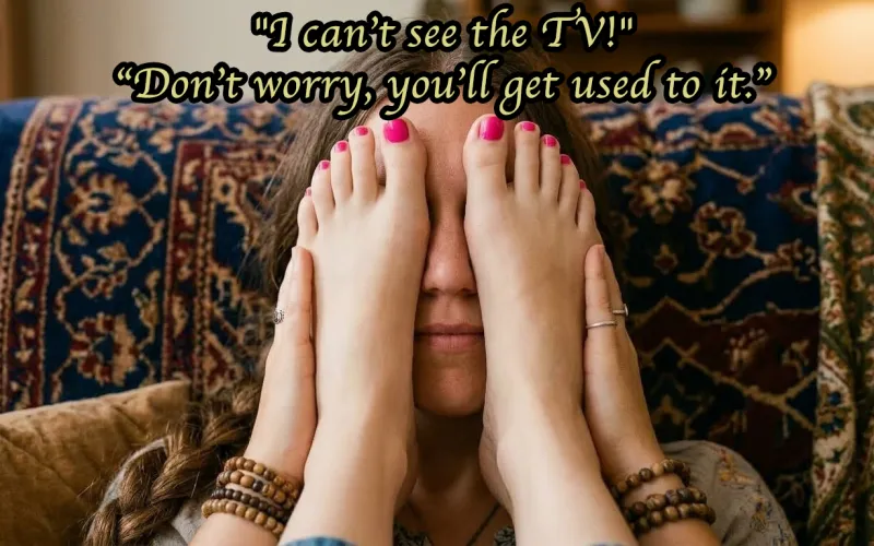 TV time with Kacey by kinkySlaveWriter