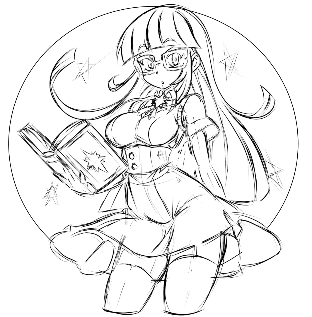 Twilight Sketch posted by Minx-Art