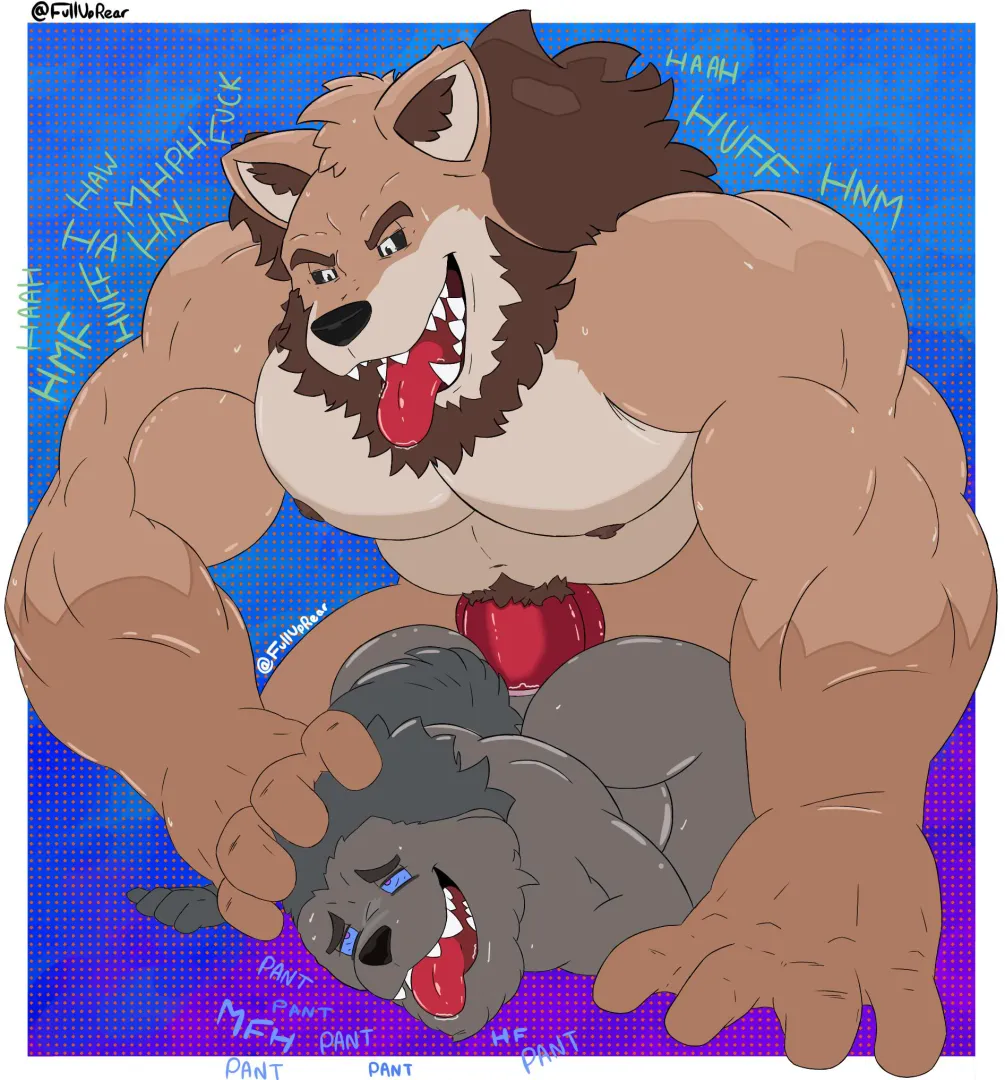 Two dogs having a good time (By Me | @FullUpRear) posted by FullUpRear