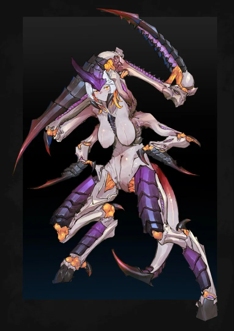 Tyranid Warrior by 傘の摩耶 posted by ChaosMarine123