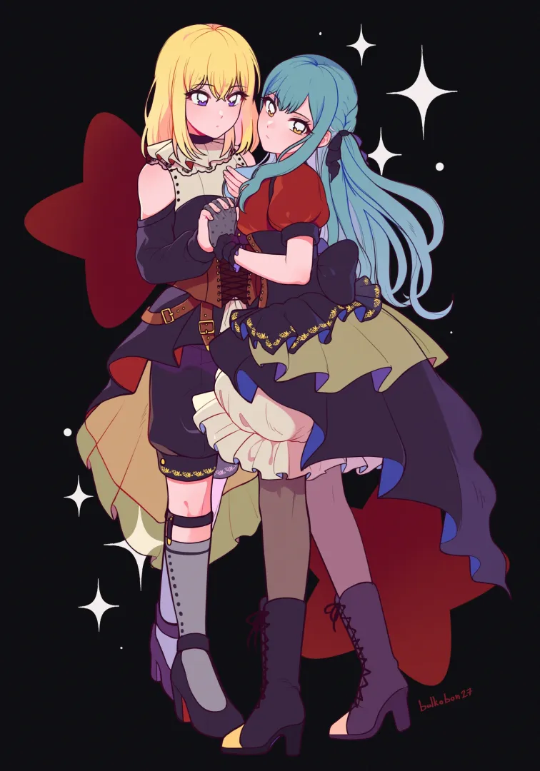 Uika and Sakiko [BanG Dream!] (bulkobon) posted by MartyrOfDespair