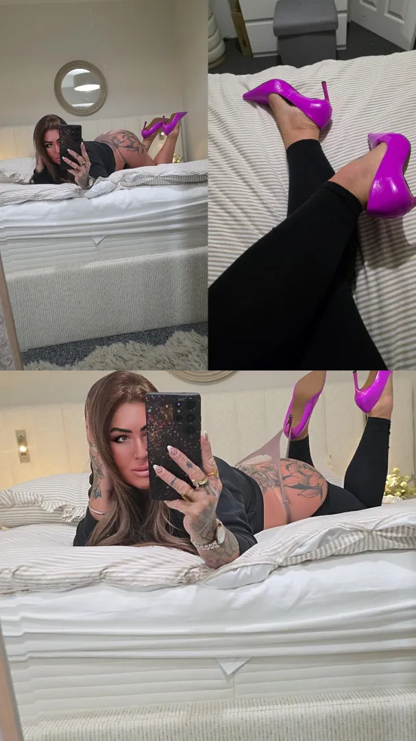 (UK) f40 panties and heels  inpost and extras available. posted by footqueen85