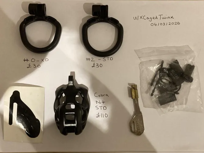 [UK] [SELL] Cobra N+ - #2 Standard Base Ring - #0 XD Base Ring by XCagedTwink