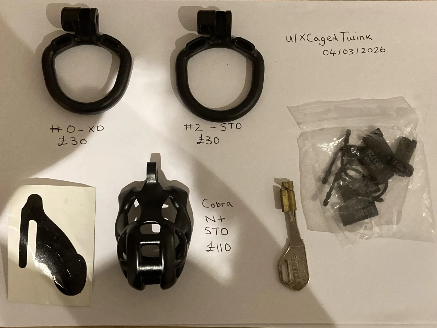 [UK] [SELL] Cobra N+ - #2 Standard Base Ring - #0 XD Base Ring posted by XCagedTwink