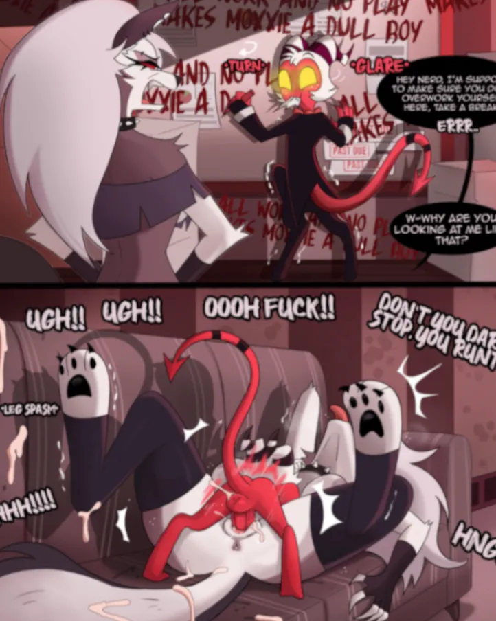 Uncovering the effects overwork (Hermit Moth) posted by seaofcatss