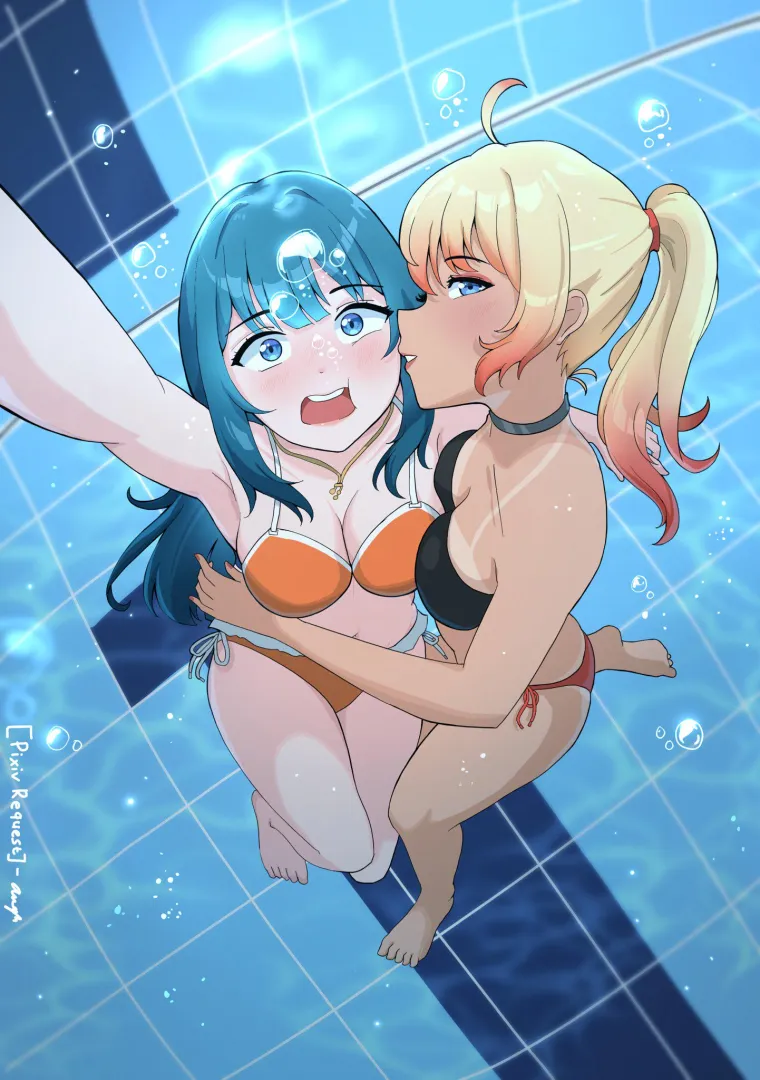 Underwater shenanigans [Original characters] posted by McKnight94