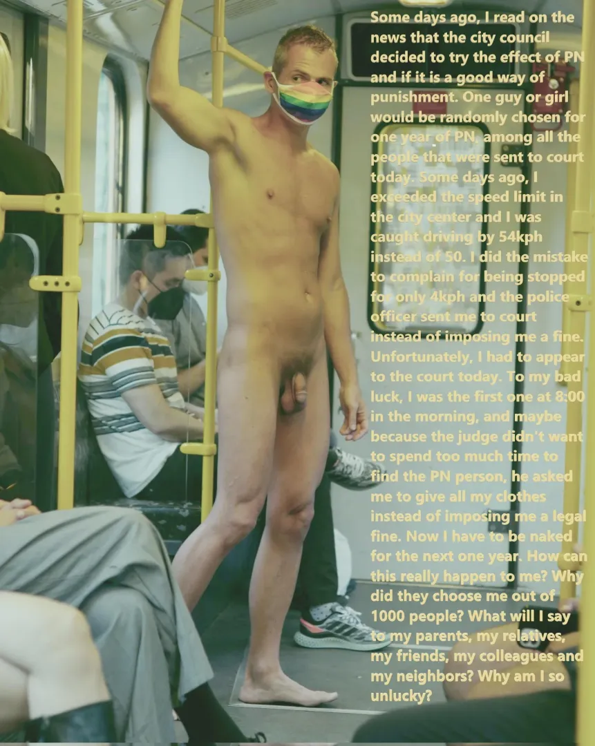 Unlucky guy posted by Nudist_guy1981