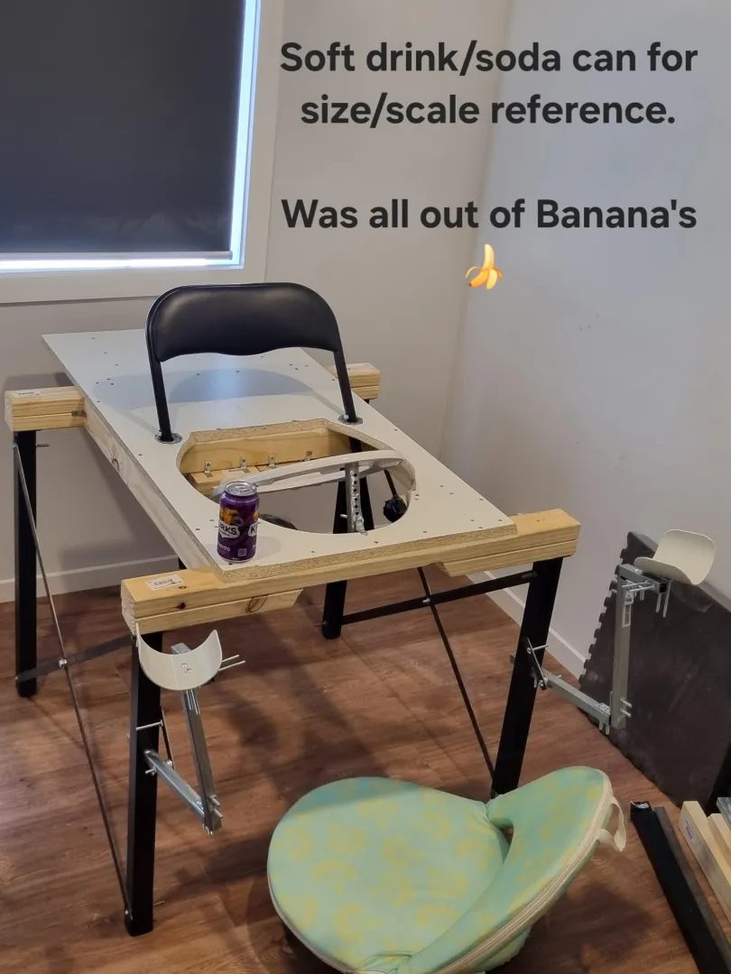 UPDATE TWO: Making my own scat-play, toilet table setup for my wife and I. Back rest and leg stirrups/rests are in! posted by DifficultLemon96