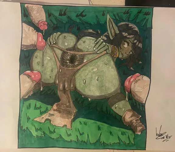 Updated goblin girl by LumpyClaim9