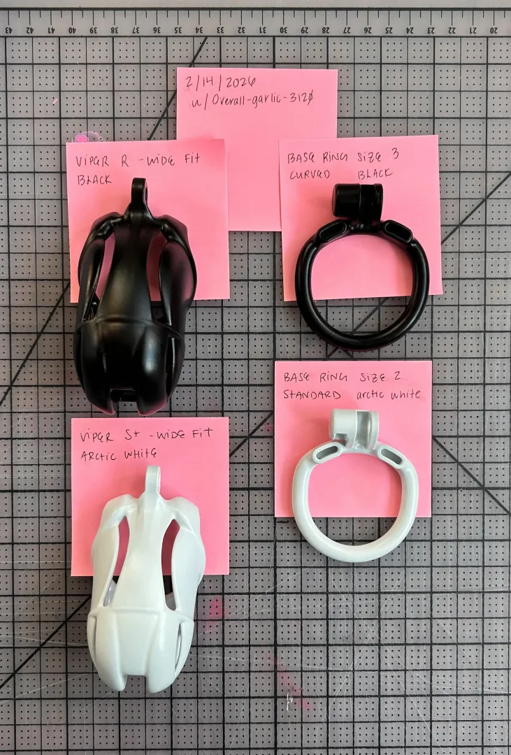 [US / Philadelphia]—[Viper R - Wide, Black | Ring #3 Curved, Black | Viper S+ - Wide, Arctic White | Ring #2, Standard, Arctic White]—[SELL] posted by Overall-Garlic-3120