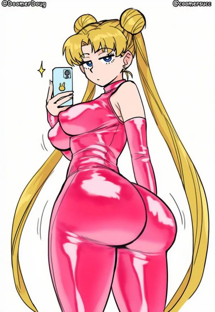Usagi Taking a Bodysuit Booty Selfie [Sailor Moon] posted by sd6636