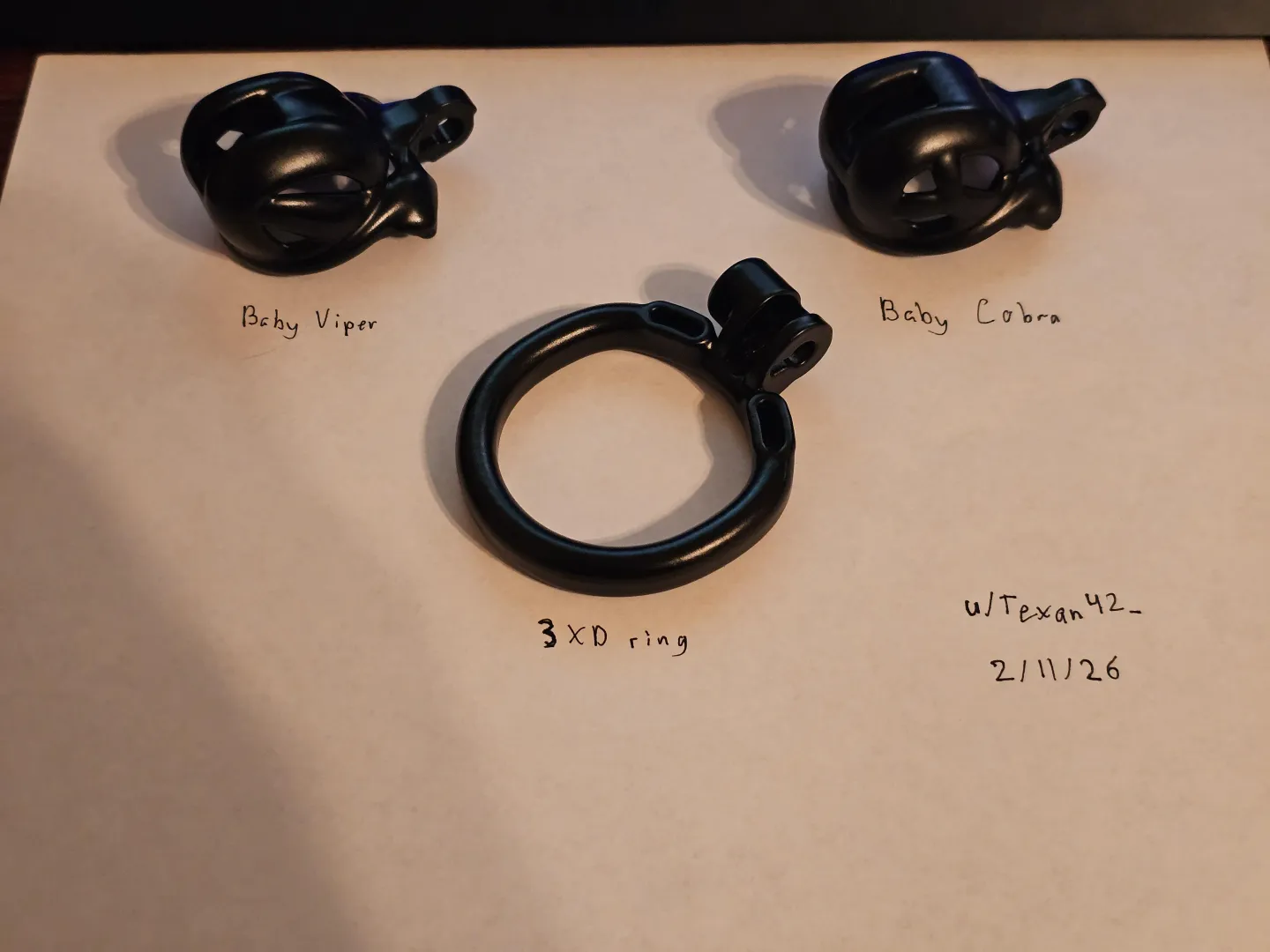 [USA][Sell] Baby Cobra, Baby Viper, 3XD Ring posted by Texan42_