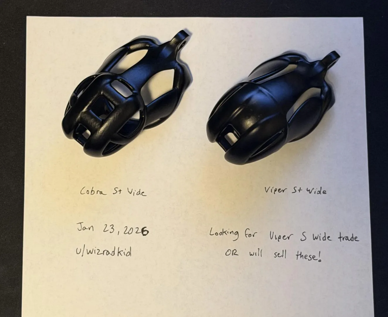 [USA][SELL] Cobra S+ Wide and Viper S+ Wide, or TRADE for Viper S Wide posted by wizradkid