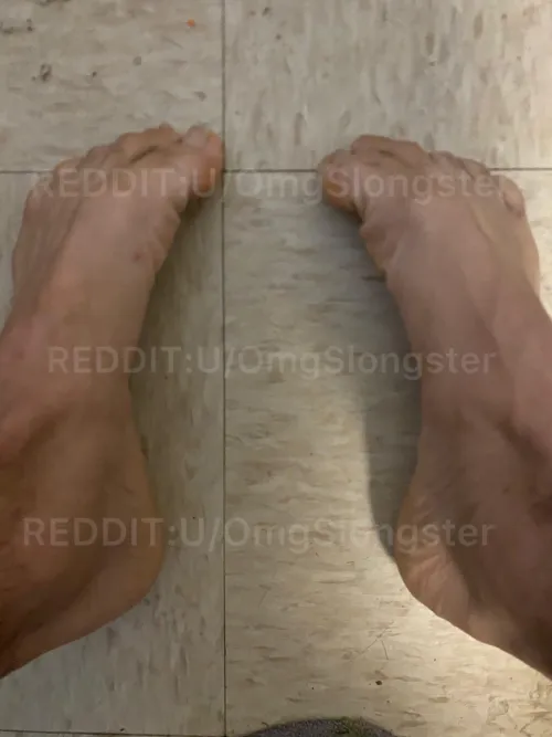 Using The Bathroom Feet Out Before My Shower by OmgSlongster