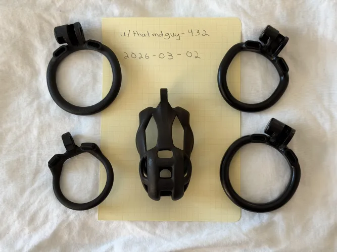 [US/WA][All black: Cobra S cage - 4 Standard, 4 XD, 2 Curved base rings - 5 shaft ring] - SELL by thatmdguy-432