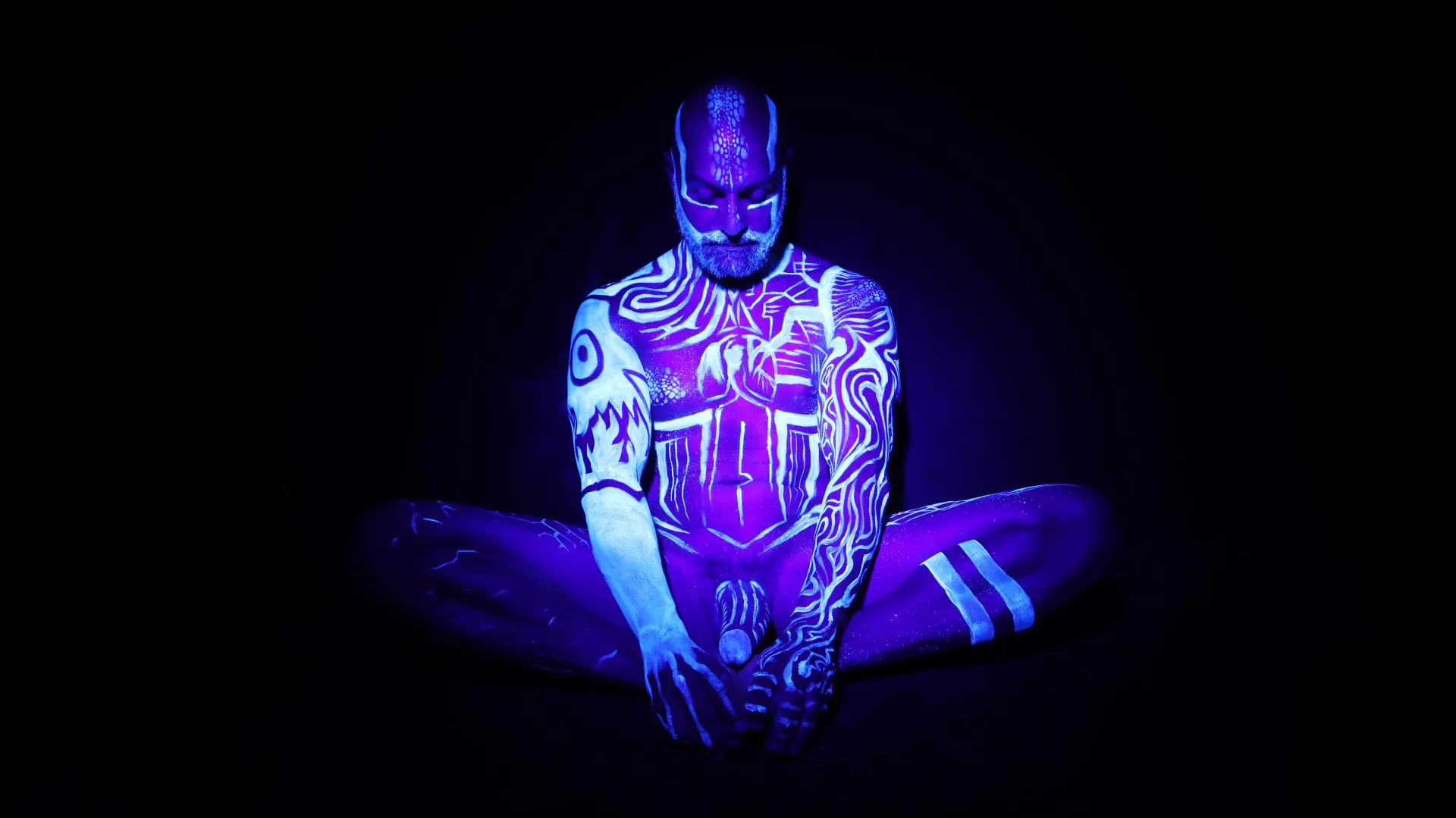 UV tribal tattoos posted by PicAsssHole