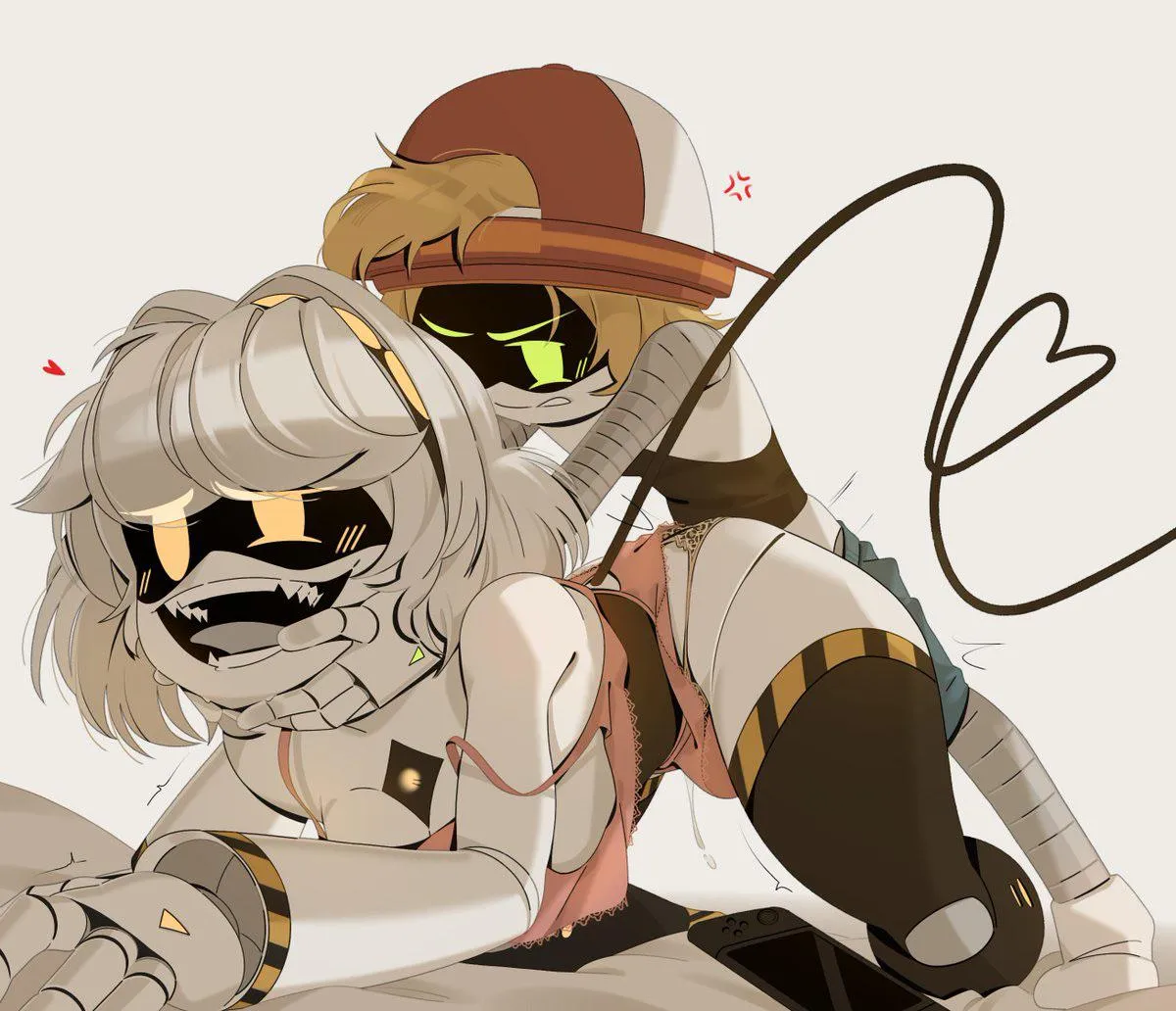 V likes teasing Thad (by Monsterdude15 on Twitter/X) posted by casthefoxxie