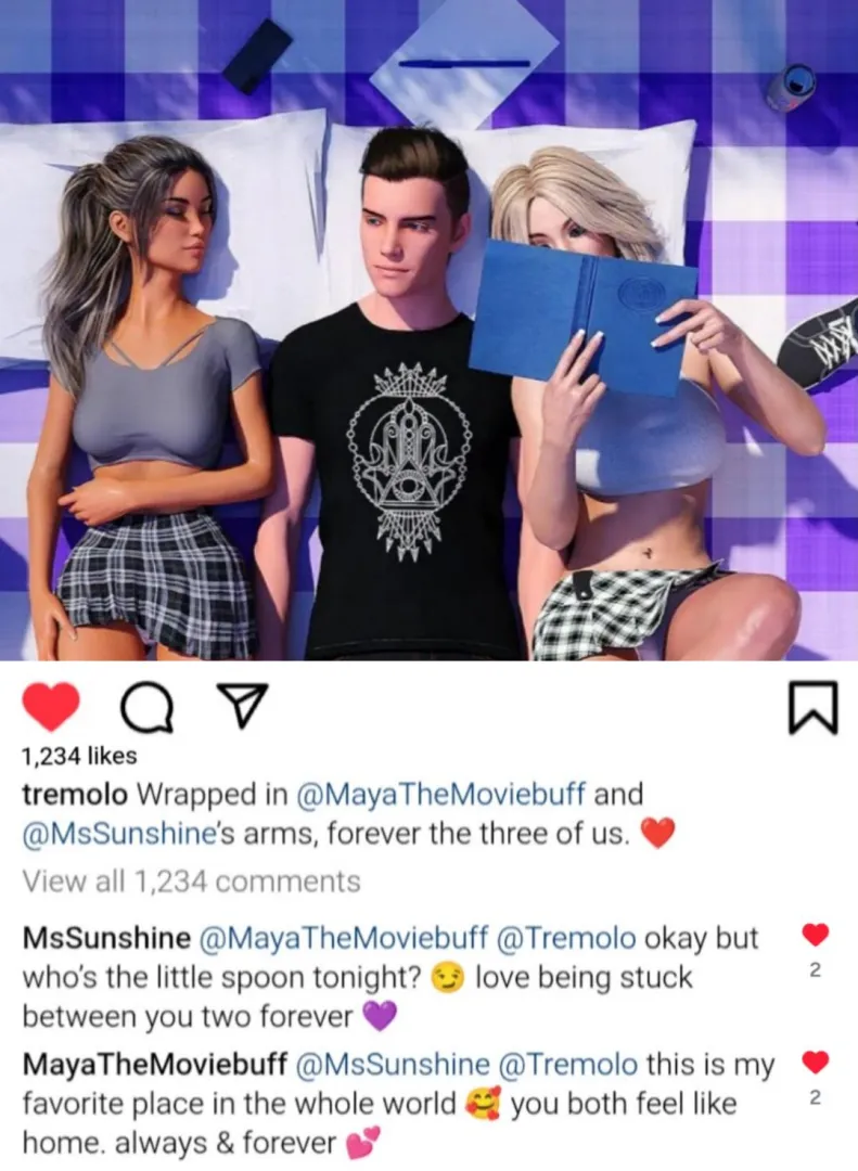 Valentine's Day - Throuple posted by FrequentThroat308