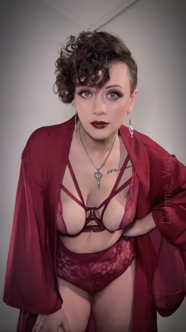 Vampy color suits my dark sadistic soul  posted by domme_vesper_