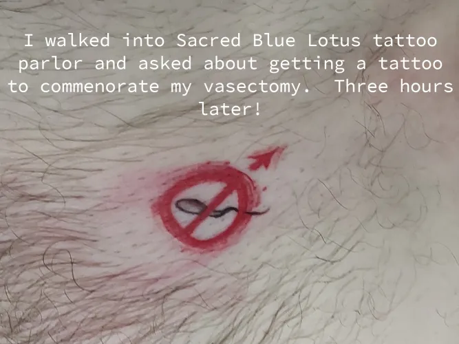 vasectomy tattoo by LaMarr-H
