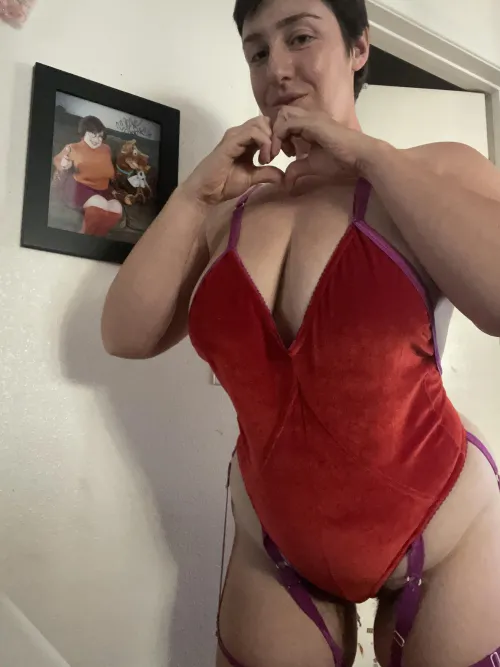 Velvet bodysuit by NatalieHarime