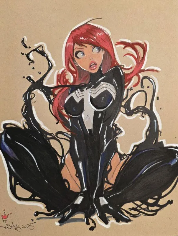 Venomized MJ (Jester) posted by SymbioteBond