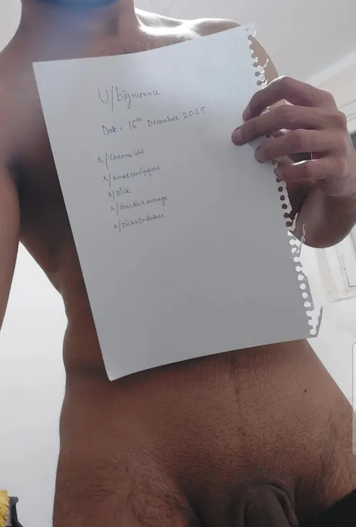 VERIFICATION by bignunnu