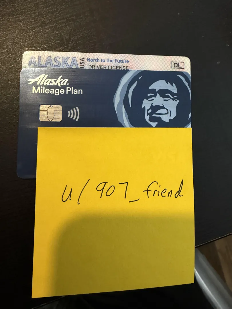 Verification post posted by 907_friend