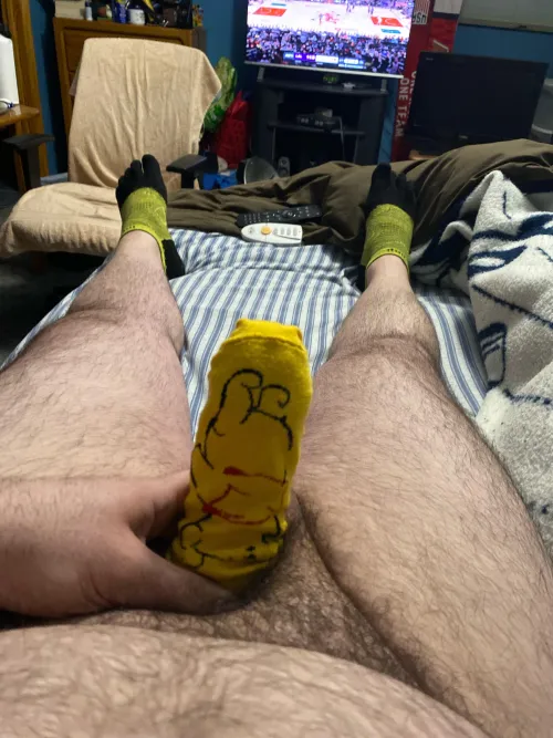 Very cute cum sock by ilovesocks92